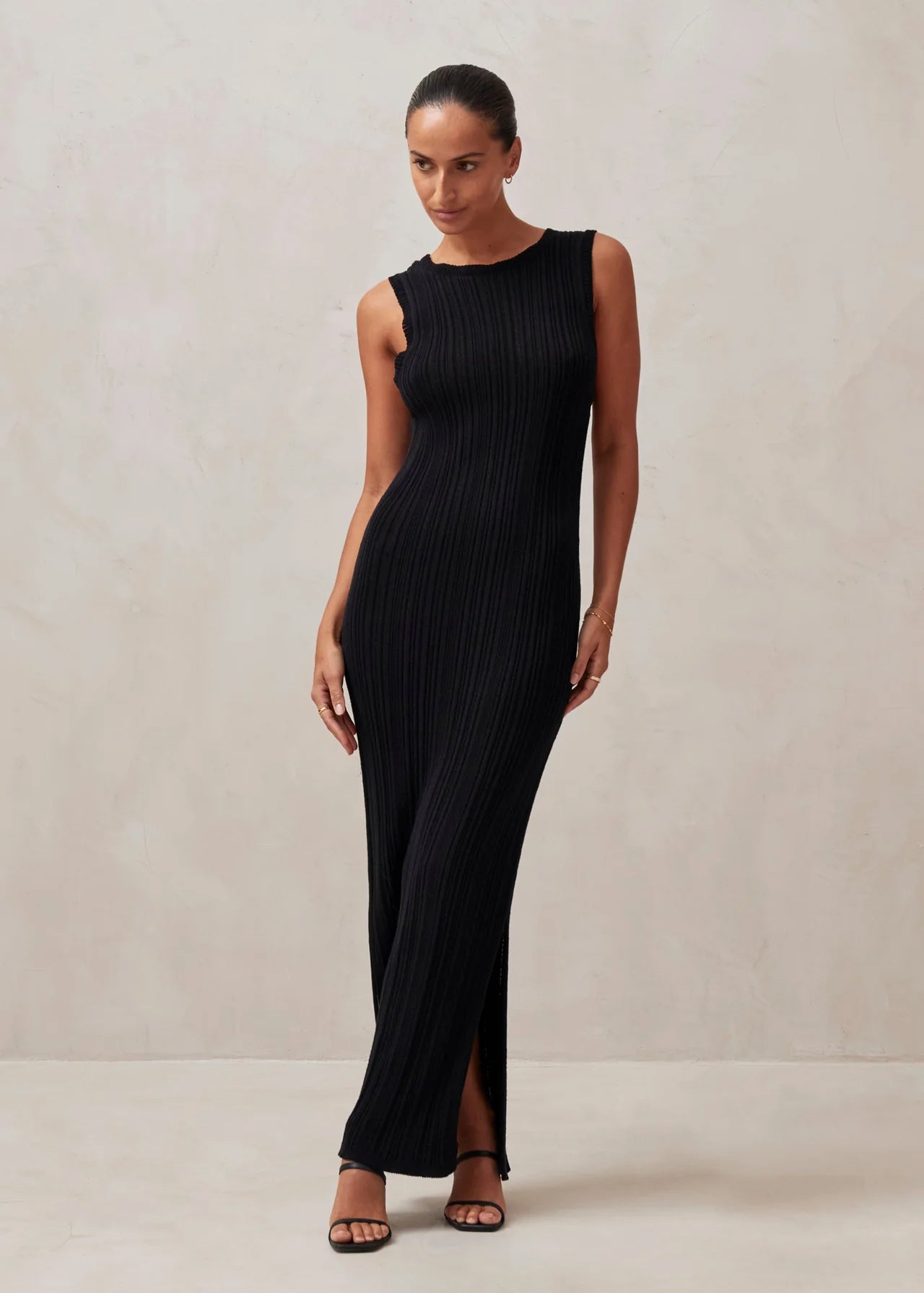 Ribbed Knit Dress