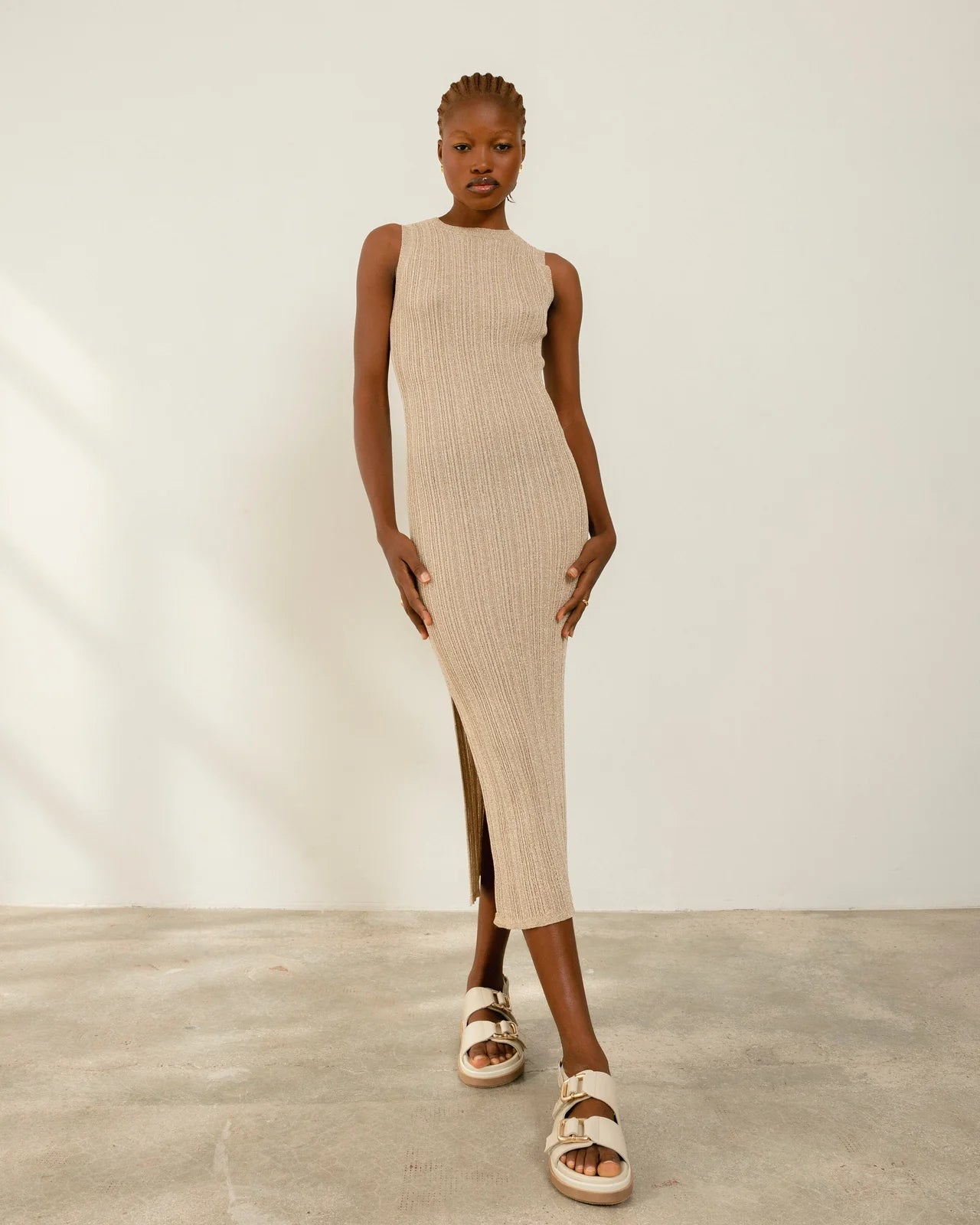 Ribbed Knit Dress